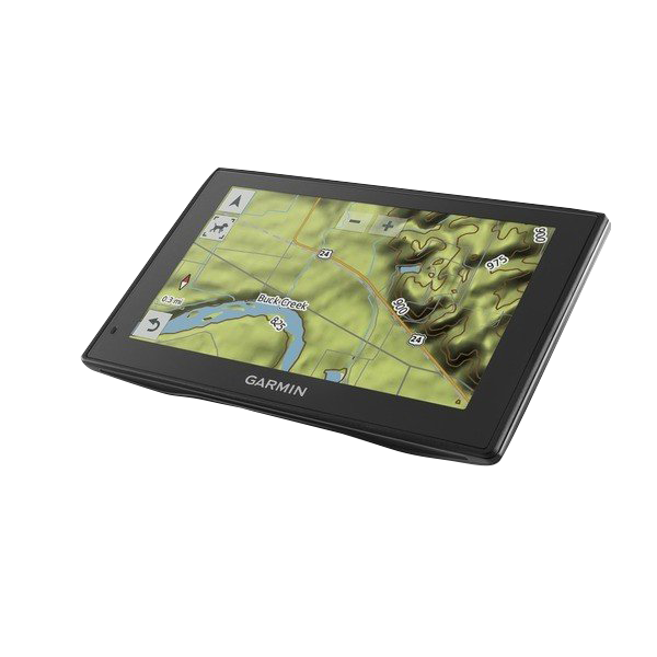 Garmin DriveTrack 70LMT 7-inch GPS navigator for automobiles in black with map display