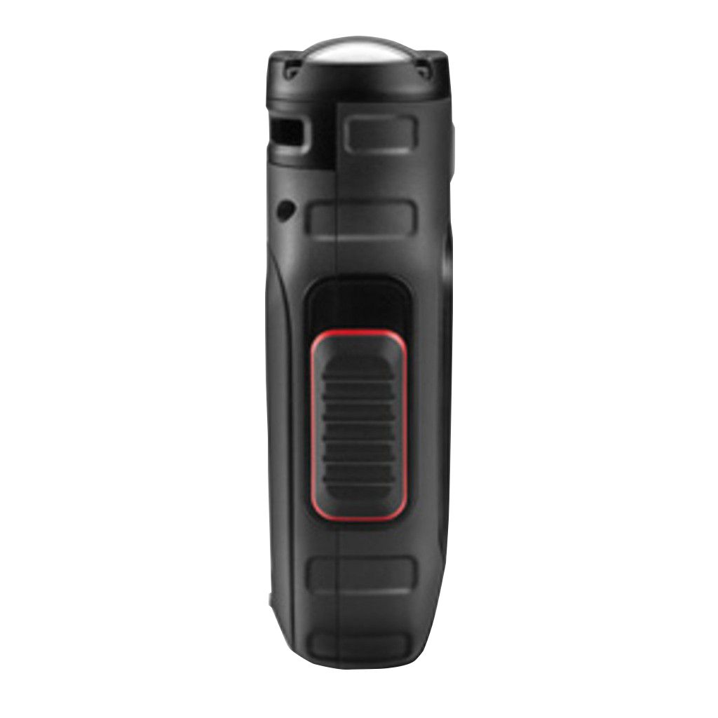 Garmin VIRB action GPS camera in black with red-framed grip, rugged Garmin action cam.