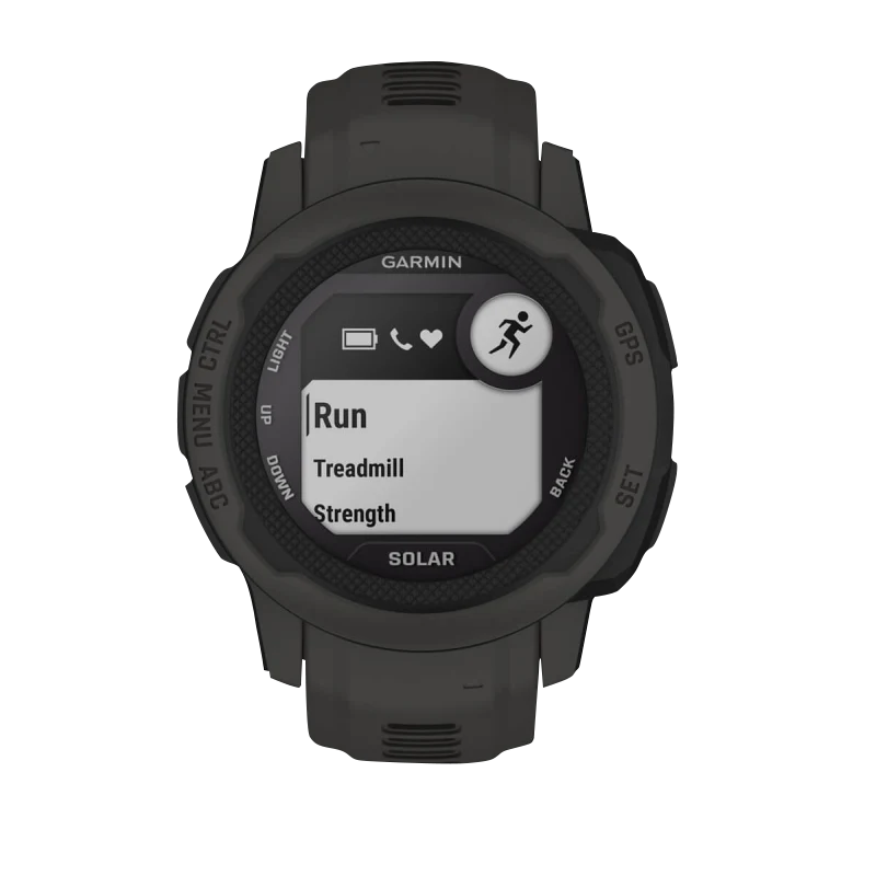 Garmin Instinct 2S Solar, Graphite (Garmin Certified Refurbished) by Garmin