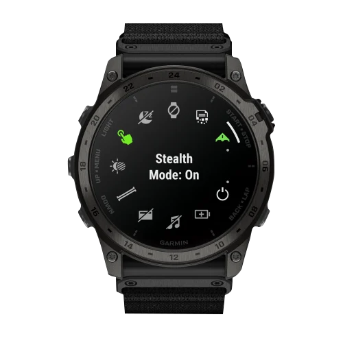 Garmin Tactix 7 AMOLED smartwatch, black bezel and band, certified refurbished