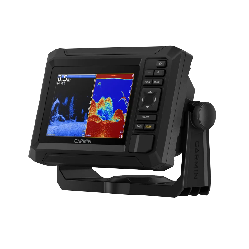 Garmin ECHOMAP UHD2 5-inch cv 52cv chartplotter without transducer; black marine fish finder with color sonar display
