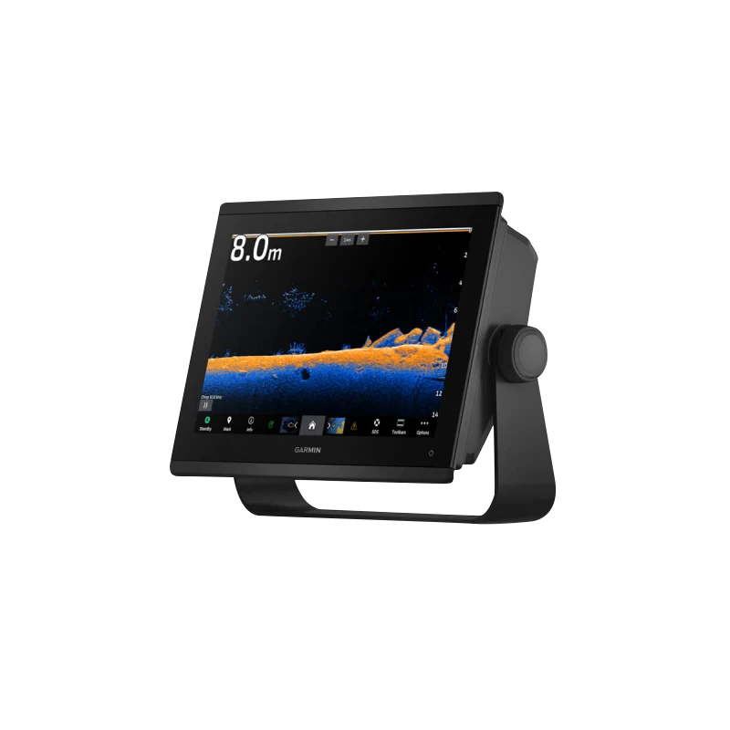 Garmin GPSMAP 1223xsv marine chartplotter with GMR 18 HD+ radar bundle, black display unit