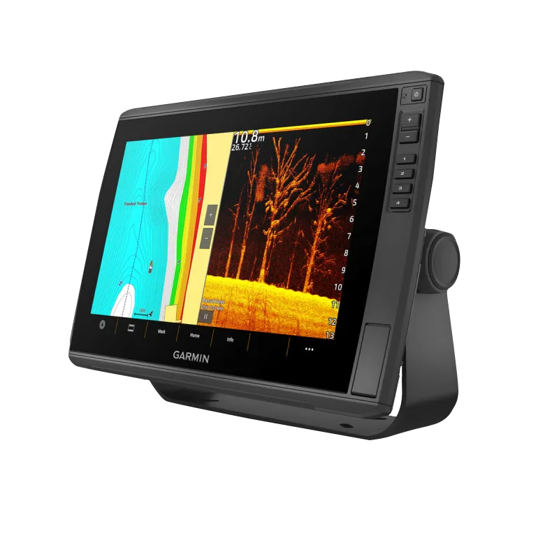 Garmin ECHOMAP Ultra 2 12-inch marine chartplotter with GT56UHD-TM transducer, black