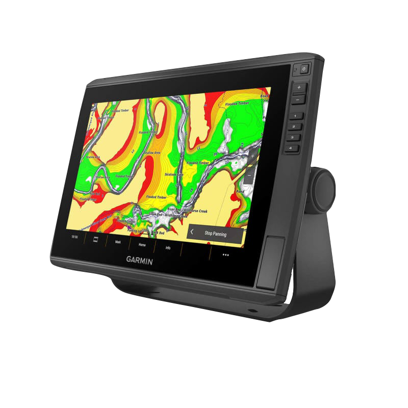 Garmin ECHOMAP Ultra 2 12-inch chartplotter with GT56UHD-TM transducer and Navionics+ U.S. Inland & Coastal Mapping.