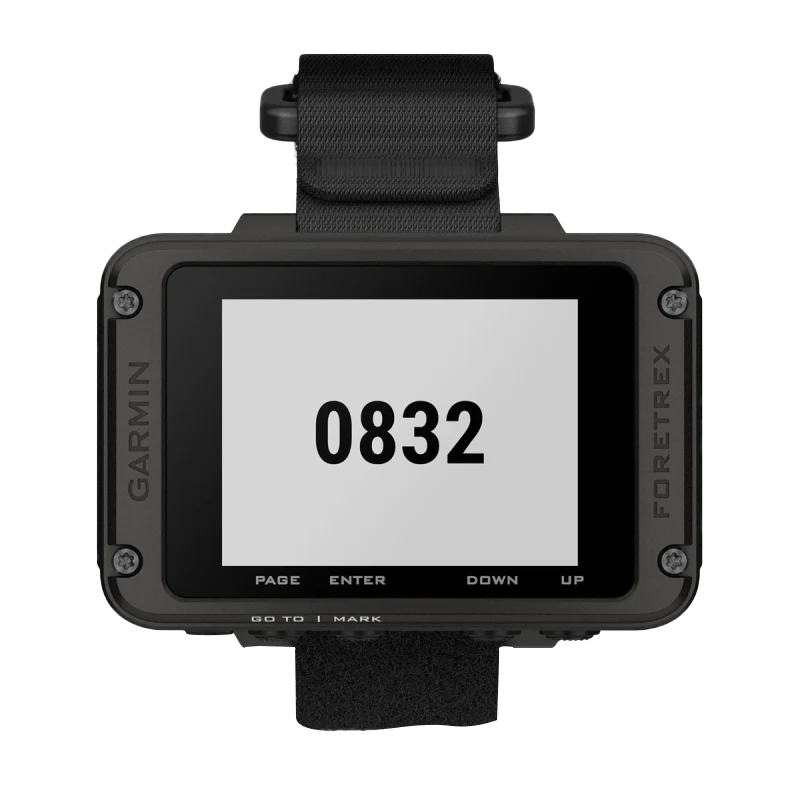 Garmin Foretrex 801 wrist-mounted GPS navigator with strap, black