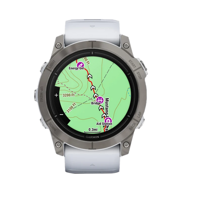 Garmin Epix Pro (Gen 2), 51 mm Sapphire Edition Titanium with Whitestone Band (010-02804-10) by Garmin