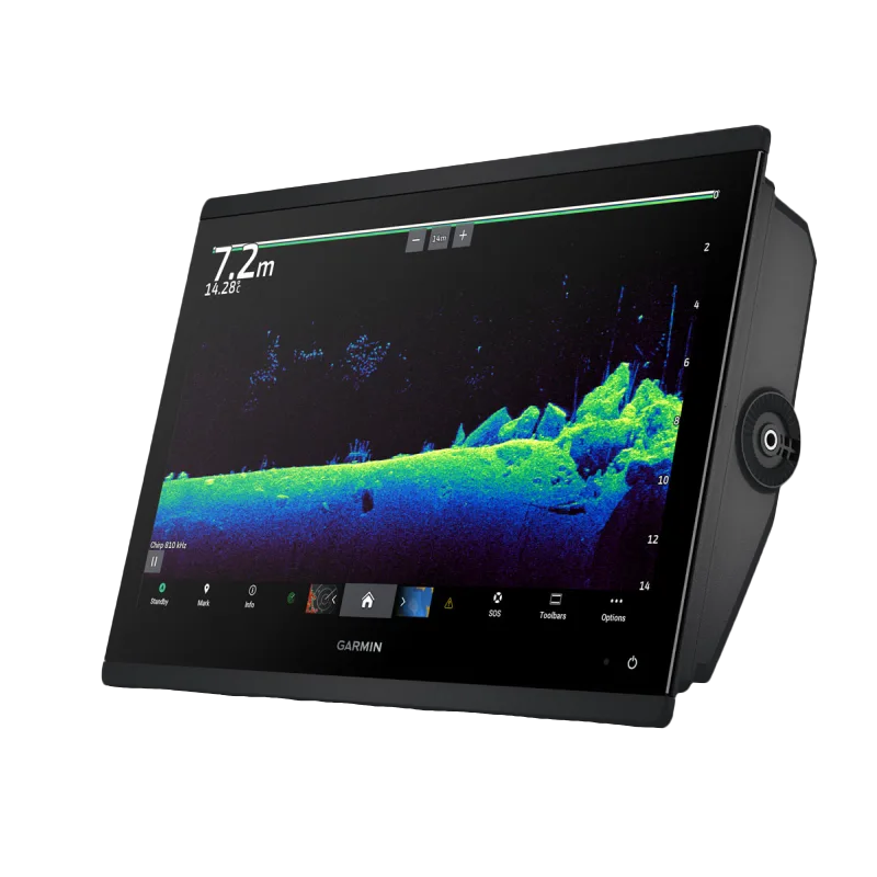 Garmin GPSMAP 1623xsv marine chartplotter with SideVü, ClearVü and CHIRP sonar, Worldwide Basemap