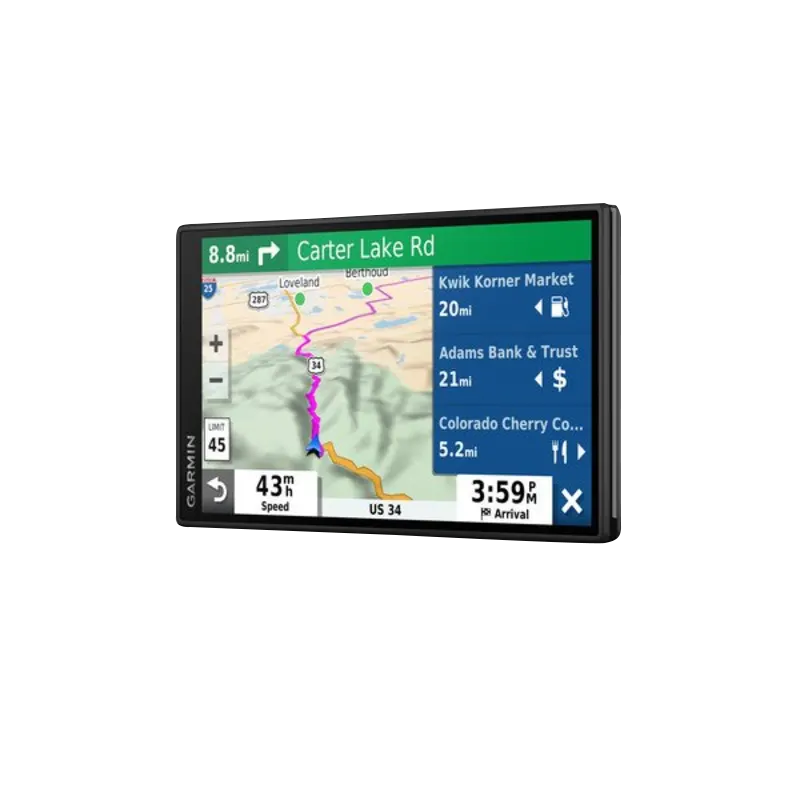Garmin DriveSmart 55 GPS Navigation System with Traffic, black, Certified Refurbished