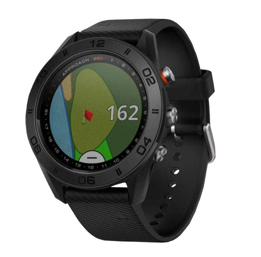 Garmin Approach S60, Black, Golf GPS Smartwatch & Rangefinder (Garmin Certified Refurbished) by Garmin