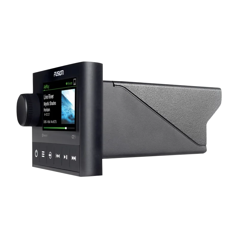 Garmin Fusion Apollo MS-SRX400 marine stereo in black with built-in Wi-Fi and Ethernet
