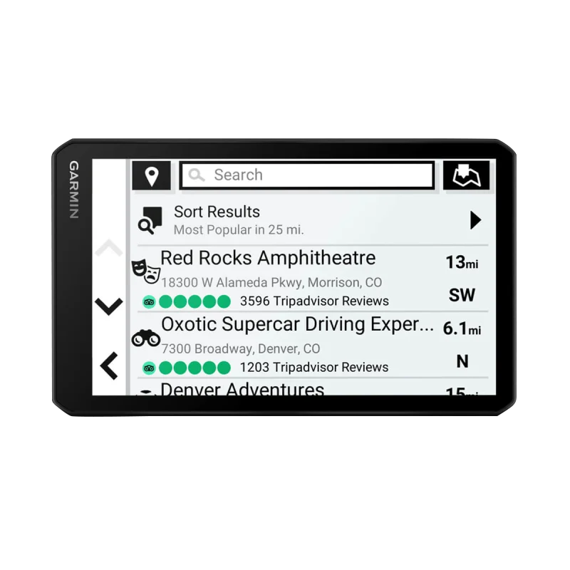 GPS Navigator Garmin DriveCam 76 7-inch with built-in dash cam, refurbished