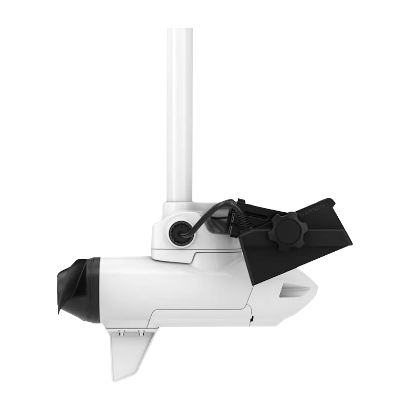 Garmin Force Kraken trolling motor, white, 48-inch shaft, model 010-02574-30.