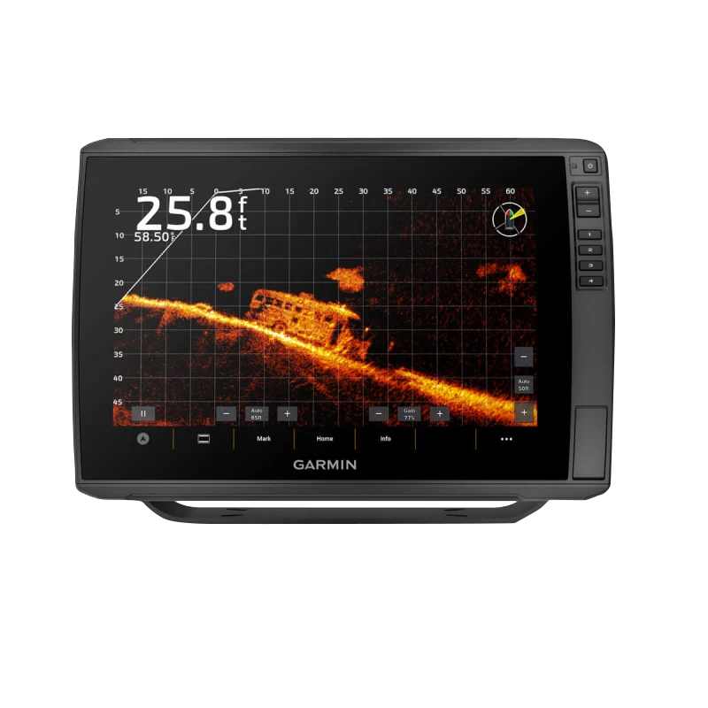 Garmin ECHOMAP Ultra 2 12-inch chartplotter with GT56UHD-TM transducer and Navionics+ US Inland & Coastal maps (black)