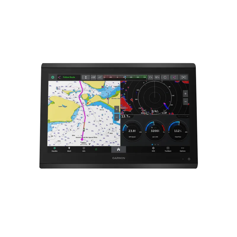 Garmin GPSMAP 8416xsv marine chartplotter with worldwide basemap and sonar