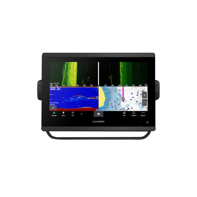 Garmin GPSMAP 943xsv marine chartplotter with SideVü, ClearVü and CHIRP sonar and mapping