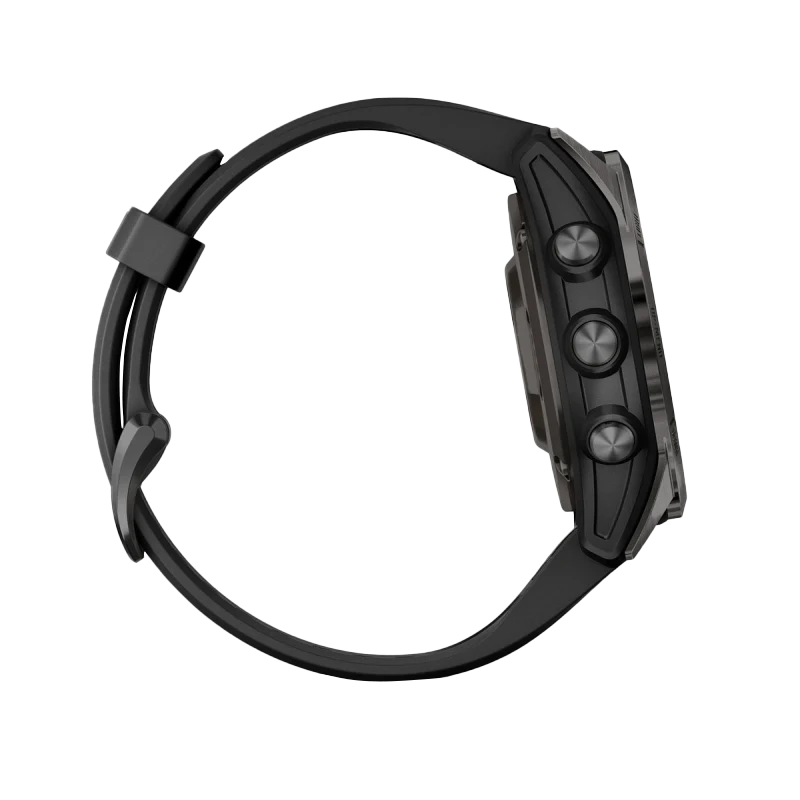 Garmin Epix Pro Gen 2 42mm Sapphire Edition Carbon Gray DLC Titanium with Black Band smartwatch