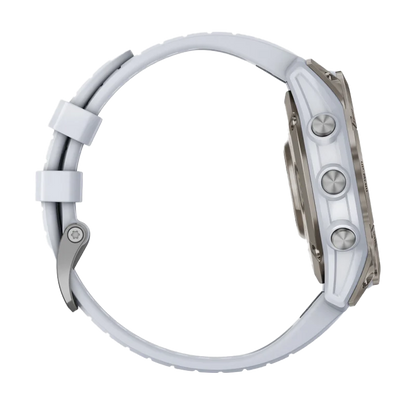 Garmin Epix Pro (Gen 2), 47mm Sapphire, Titanium w/ Whitestone Band (Garmin Certified Refurbished) by Garmin