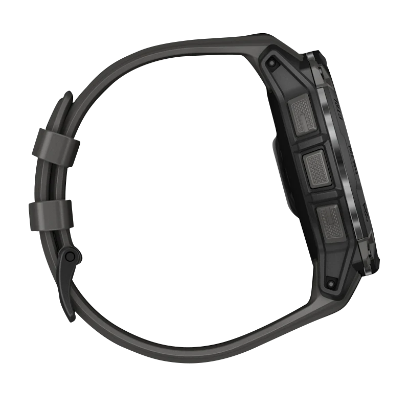 Garmin Instinct 3 AMOLED smartwatch, 50mm black case with charcoal band