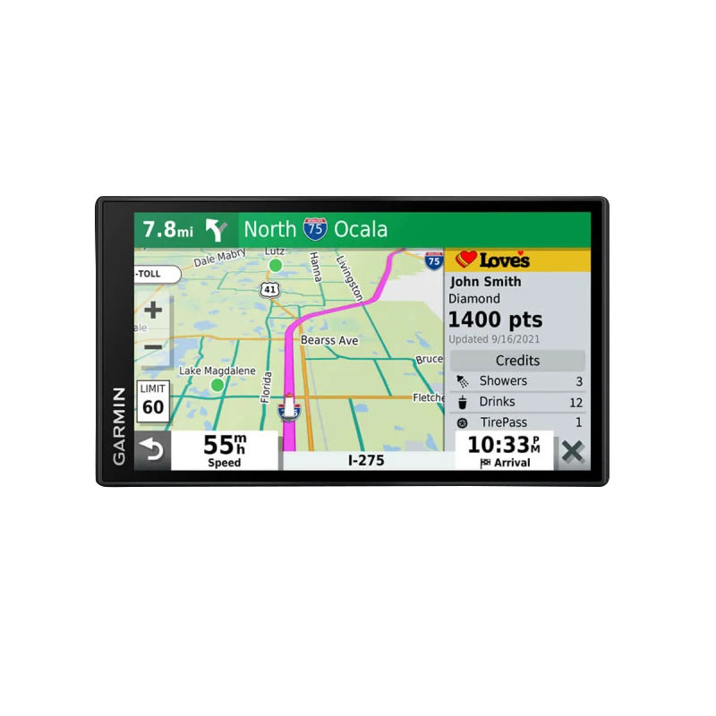 Garmin Dezl OTR610 6-inch GPS Truck Navigator, certified refurbished