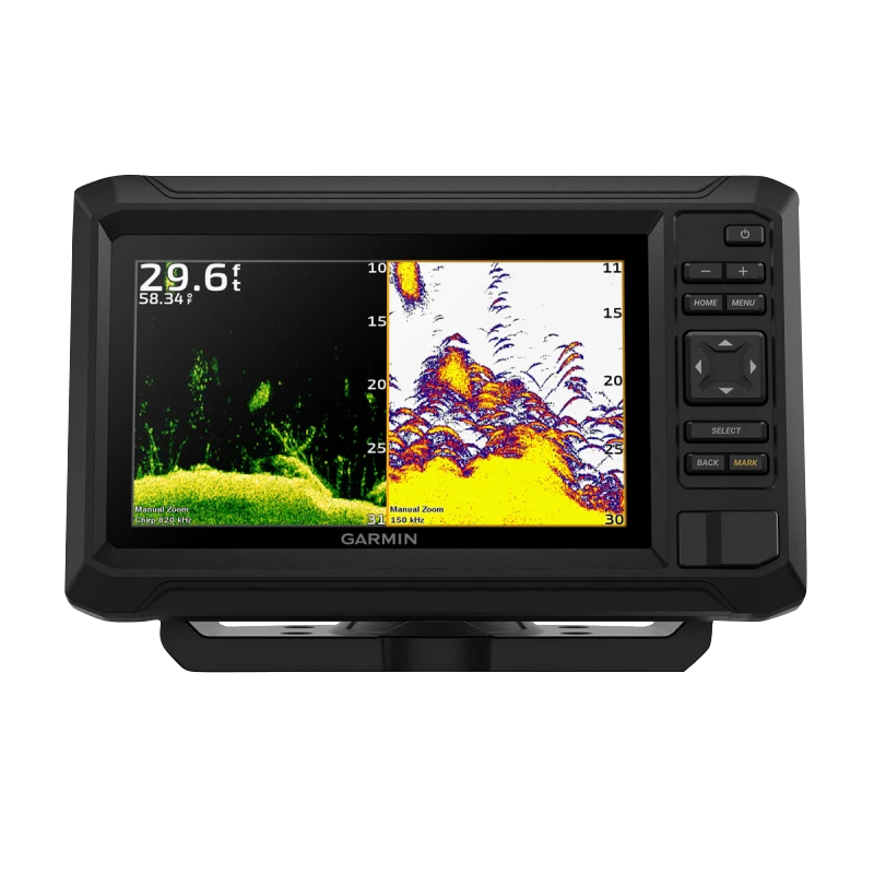 Garmin ECHOMAP UHD2 7-inch black chartplotter with color sonar display