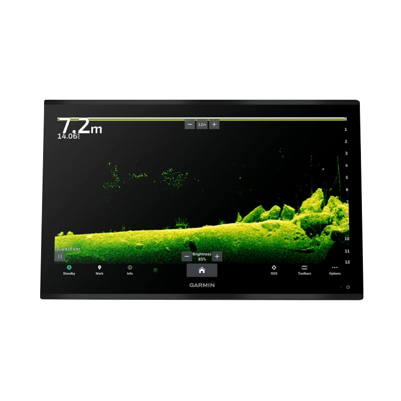 Garmin GPSMAP 9027 Premium chartplotter with Worldwide Basemap, black bezel marine GPS display
