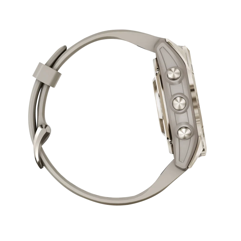 Garmin Epix Pro (Gen 2), 42 mm Sapphire Edition Soft Gold with Light Sand Band (010-02802-10) by Garmin