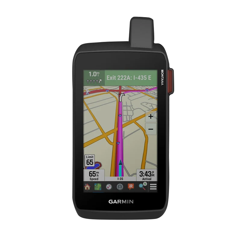 Garmin Montana 760i rugged GPS navigation device with touchscreen, inReach technology, and 8MP camera