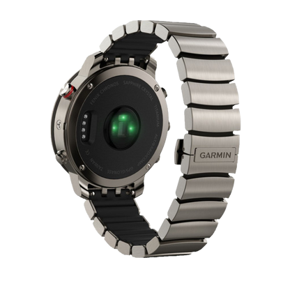 Garmin Fenix Chronos w/ Titanium Hybrid Band (010-01957-01) by Garmin