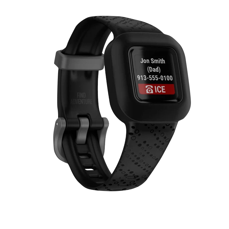 Garmin Vívofit jr. 3 black kids' smart watch, certified refurbished
