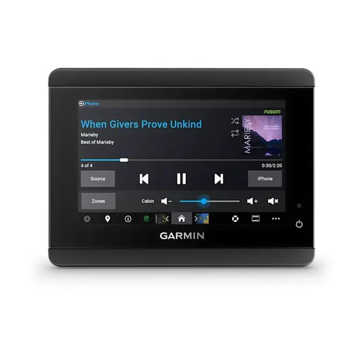 Garmin TD 50 touchscreen display, black marine GPS device