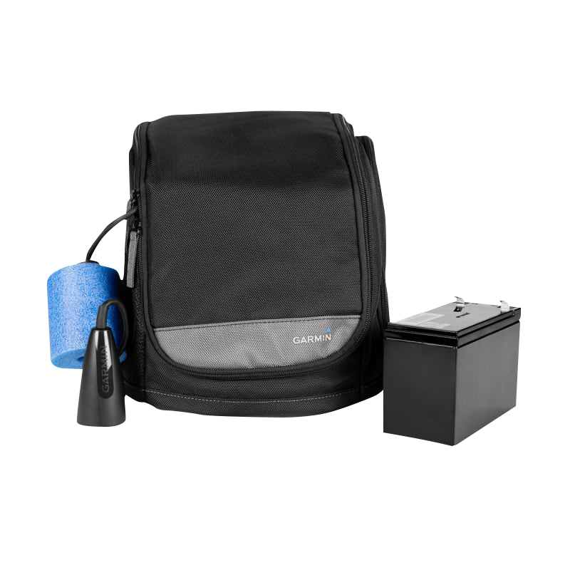 Garmin ECHOMAP 55cv UHD2 Ice Fishing Bundle with Navionics Plus Canada Inland and Coastal Maps and Dual Beam-IF Transducer (010-02592-35) by Garmin