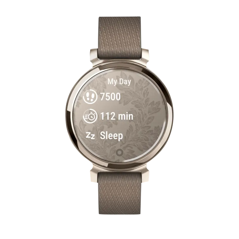 Garmin Lily 2 Classic, Cream Gold with Coffee Nylon Band (Garmin Certified Refurbished) by Garmin