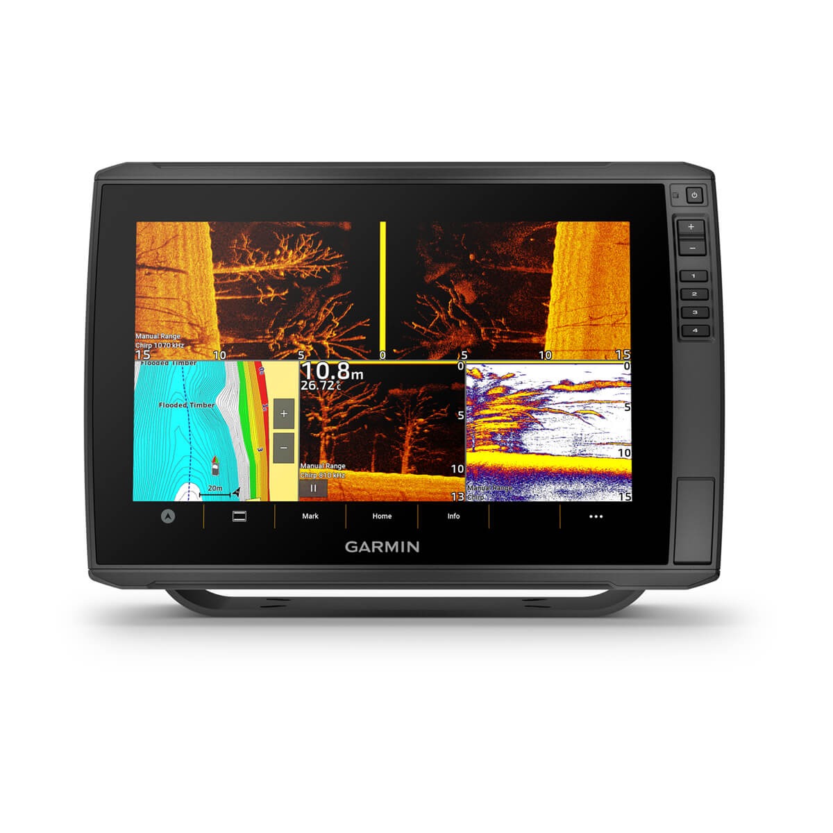 Garmin ECHOMAP Ultra 2 12-inch marine chartplotter with GT56UHD-TM transducer