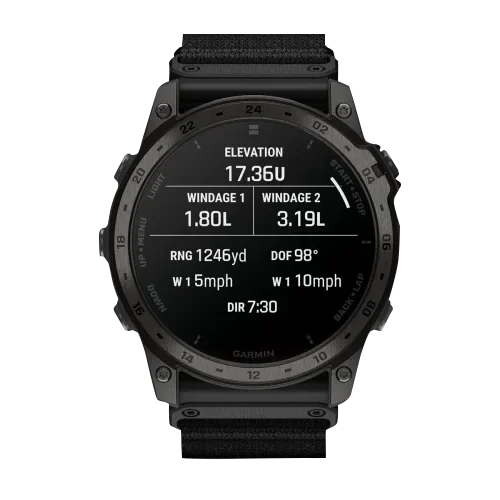Garmin Tactix 7 smartwatch, black AMOLED display, refurbished