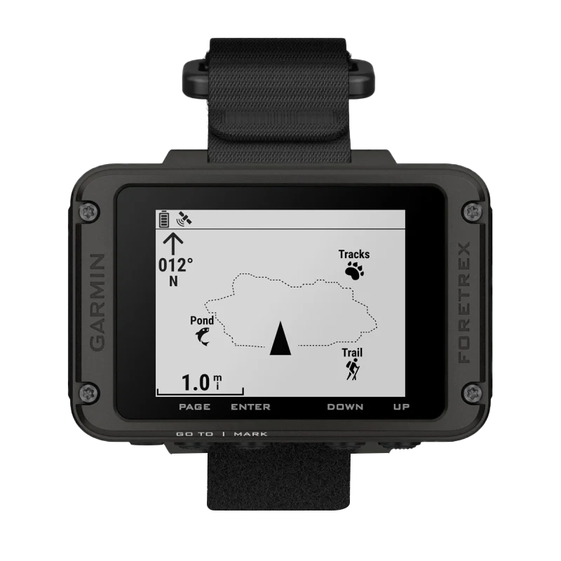 Garmin Foretrex 801 wrist GPS navigator with black strap