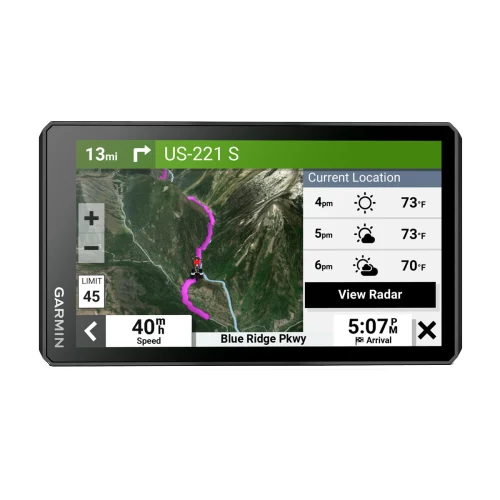 Garmin Zumo XT2 black motorcycle GPS navigator with 6-inch display, certified refurbished