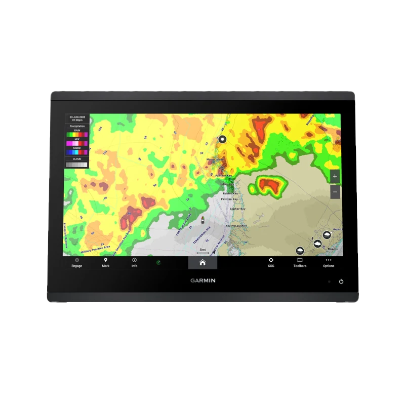 Garmin GPSMAP 1643 Non-sonar marine chartplotter with mapping, black display unit