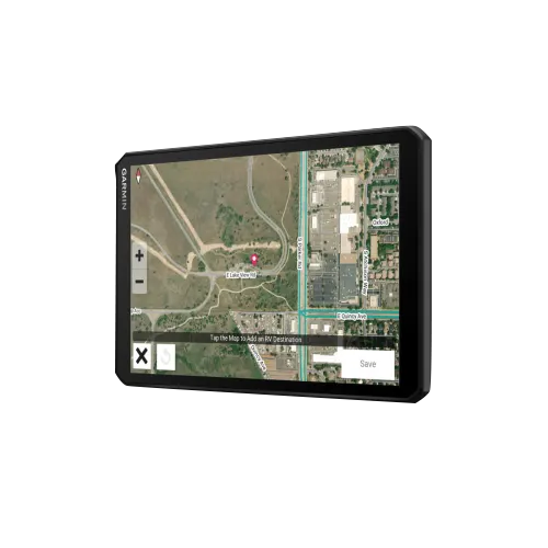 Garmin RV 895 RV navigation GPS with an 8-inch display, black