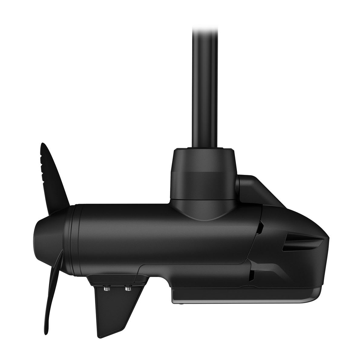 Garmin Force Pro trolling motor, 57-inch, black with built-in GT56UHD-TR transducer.