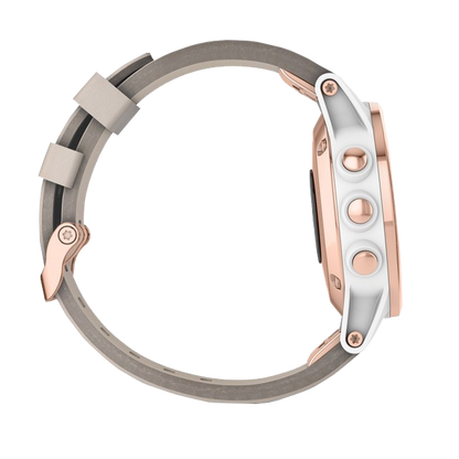 Garmin D2 Delta S Aviator, Beige Leather Band, GPS Smartwatch for Pilots (010-01987-30) by Garmin