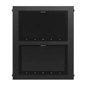 Garmin carbon fiber mast bracket for two fish finder displays, model 010-12236-00.