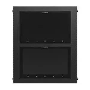 Garmin carbon fiber mast bracket for two fish finder displays, model 010-12236-00.