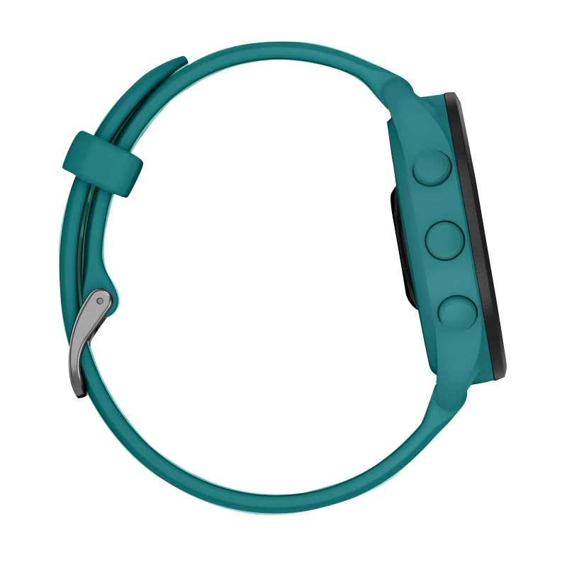 Garmin Forerunner 165 Music turquoise/aqua smartwatch with silicone strap