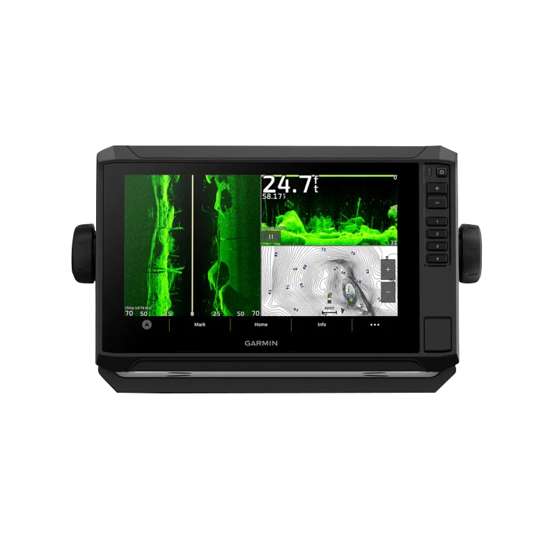 Garmin ECHOMAP UHD2 9-inch sv marine chartplotter with GT56UHD-TM transducer in black