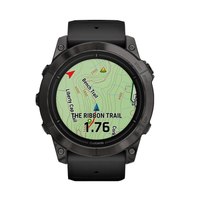 Garmin Epix Pro (Gen 2), 51 mm Sapphire Edition Carbon Gray DLC Titanium with Black Band (010-02804-00) by Garmin