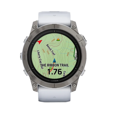 Garmin Epix Pro (Gen 2), 51 mm Sapphire Edition Titanium with Whitestone Band (010-02804-10) by Garmin