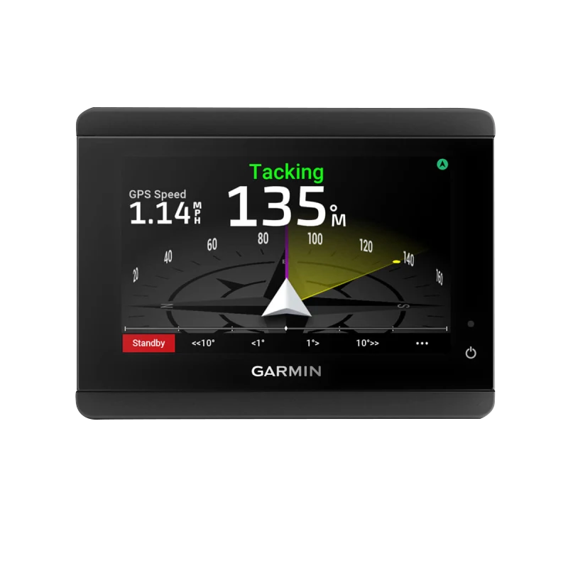 Garmin GHC 50 marine autopilot instrument display, black enclosure with Garmin logo