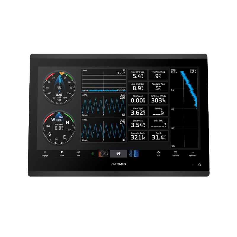 Garmin GPSMAP 1643 Non-sonar with Mapping (010-02919-01) by Garmin