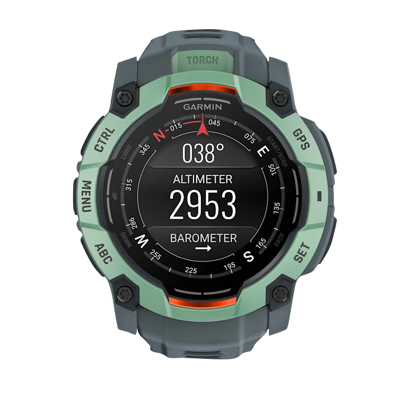 Garmin Instinct 3 AMOLED, (50mm) Neo Tropic with Twilight Band (010-03020-01) by Garmin