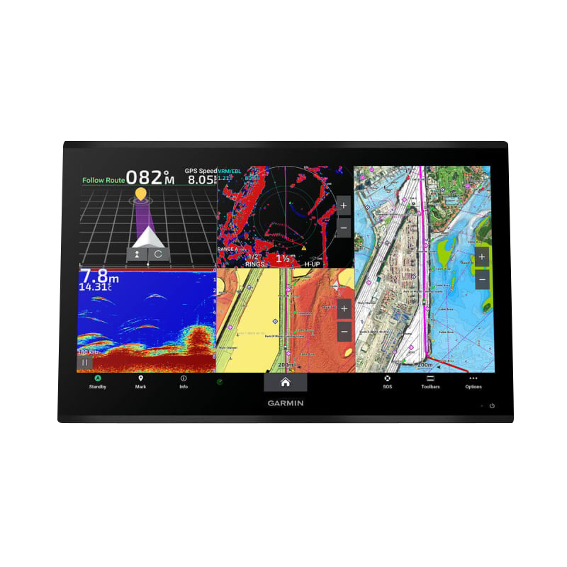 GPSMAP 9027 Premium marine chartplotter by Garmin with worldwide basemap